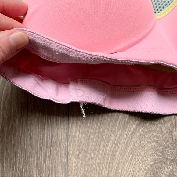 Pink Victoria's Secret Yoga Sports Bra Cropped Tank Top Pink Size Small - Picture 5 of 7